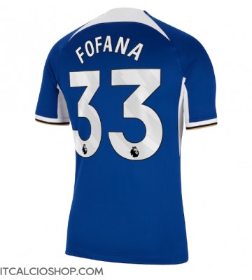 Chelsea Wesley Fofana #33 Prima Maglia 2023-24 Manica Corta